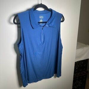 Croft & Barrow Blue Sleeveless Top